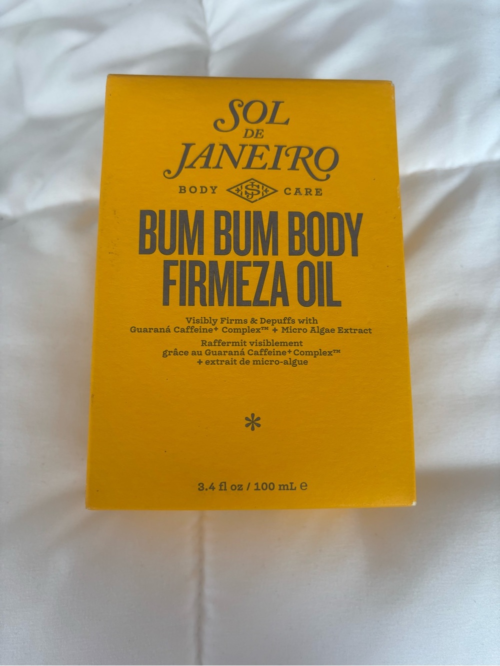 Sol de Janeiro Yellow Bum Bum Body Firmeza Oil Box